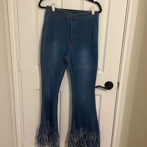 JC & JO fridge blue jeans